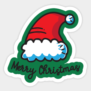 Christmas hat , Christmas funny gnomes Cute Merry Christmas Gift Sticker celebration  concept Sticker